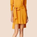 Armani Exchange A/X Mustard Color High-low Shirt Dress Photo 0