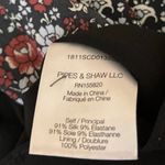 Veronica Beard  Black Silk Floral High Waisted Ruched Pencil Midi Skirt Size 2 Photo 4