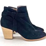 Free People x Faryl Robin Vegan Alameda Bow Heeled Ankle Boot in Black Size 9 Photo 0