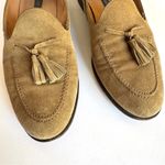 Ralph Lauren  Women’s Beige Tan Suede Tassel slips on loafers Sz 8.5 Photo 2