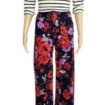 Anthropologie MAEVE x ANTHROPOOGIE Colette Cropped Wide-Leg Pants, Velvet Floral, 23” Photo 5