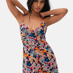 For Love & Lemons NWT  BROOKLYN MINI DRESS MULTI Photo 0