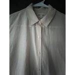 Gap  Women's Button Up Shirt XS Light Pink Cotton Silk Blend Photo 4