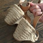 Tory Burch Bima 2 Espadrille ankle strap Sandals Wedges nude peach size 8 Photo 8