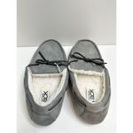 Nordstrom Rack Slippers Womens Size Small Faux Fur Gray Slip On Style Photo 4