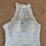 Alyce Paris  Lace Crystal Mini Bodycon Homecoming Dress Photo 5