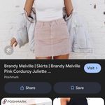 Brandy Melville Dusty Pink Skirt Photo 3