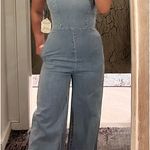 Altar'd State Altar’s State Denim Flared Jumpsuit Photo 3