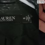 Ralph Lauren BNWOT Lauren  Burnished Lamb Leather Moto Jacket sz 00 Photo 2