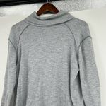 Free People WE THE FREE Splitback Gray Pullover Turtleneck Top Women size large Photo 4
