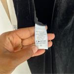 DO+BE  Black Stretch Velvet Strappy Lace Up Deep V-Neck Sleeveless‎ Jumpsuit S Photo 9