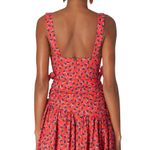 Carolina Herrera NWOT  RED HEART PRINT CORSET BODICE TOP WITH TIE Photo 1