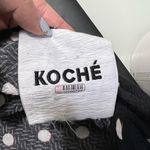 Koch é Black Polka Dot Panel Dress Size 42 FR / 10 US $665 Photo 7