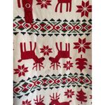 Hanna Andersson Pajama Set Women Medium Christmas Holiday Deer Organic Cotton Red Photo 3