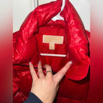 Michael Kors Women’s Red Puffer Jacket Photo 5