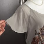 LC Lauren Conrad Flutter sleeve Lauren Conrad top Photo 7