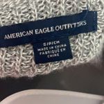 American Eagle AEO Grey Tie Sleeve Sweater Photo 6