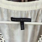 White House | Black Market EUC Smocked Waist Tiered Skirt Dress Black White Large Photo 2