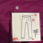 Apana Women’s X-Small Yoga Leggings Capri Pants Cropped Gym Purple Criss Cross Photo 4