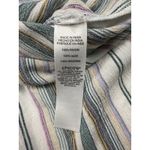 Chico's  Size Large Beachy Tropical Blouse Shirt Top Cali Cool Stripe Pullover‎ Photo 5