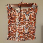 Free People M 15x15 Cotton Muslin Fall Floral Logo Boho Shoulder Bag Photo 7