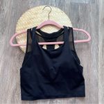 Lululemon  break‎ free tank in black double layer w/ padding Photo 3