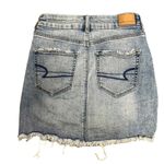 American Eagle Women's Super Stretch Denim Curvy Hi-Rise Mini Skirt Size 0 Photo 1