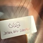 Jason Wu  Designer Faux Leather Front Slit Pants. Size Medium- see photos Photo 11