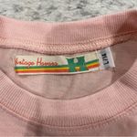 Vintage Havana Pink Cropped Short Sleeve Shirt Photo 4