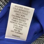 Houndstooth ruffle midi skirt Blue Size 12 Photo 5