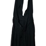 NEW Retrofête Zion Silk Chiffon Dress Bodysuit Lined Black Sz Large $595 Baddie Photo 5