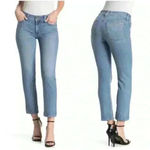 Hudson NWT  Jeans Ankle Ginny Straight Size 27 Light wash raw hem RUNWAY MSRP$198 Photo 1