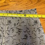 Vintage Lily's of Beverly Hills Black Print Skirt Size‎ 8 built in shorts. USA Photo 5
