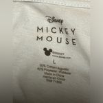 Disney EUC Mickey Mouse Blue & Orange Positive Vibes Only Graphic Tee size large Photo 3