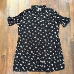 IVY ROSE tunic top / beach coverup, plus size 2X Black Photo 1