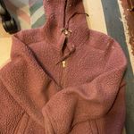 Old Navy Women's Burgundy Fleece Jacket Photo 0