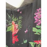 Amur Pasqualena Black Floral Print One Shoulder Ruffle High Low Dress Size 6 Photo 82