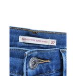 Levi's  Women's 720 High Rise Super Skinny Blue Jeans 27 Classic Normcore Casual Photo 3