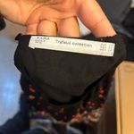 ZARA  Floral Embroidered Babydoll Blouse Photo 2