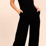 Lulus black open back jumpsuit Photo 0