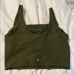 Old Navy  Active Powersoft Women's Sports Bra Crop Top - Olive Green Photo 1