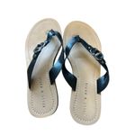Kelly & Katie Kelly & Katie Black Thong Sandals Size 8M/39 Womens Casual Summer Shoes Photo 1