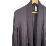 Athleta  Women’s Pranayama Restore Wrap Cardigan in Dark Purpleish Grey Size S Photo 6