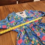 Lucky and Blessed L&b floral long sleeve short blue pink romper V Neck large Photo 4