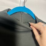 Forest Green Mock Neck Dress With Oversized Pockets Size XS Photo 4