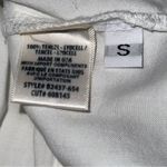 Bella Dahl Women’s S White Silver Stars Tie Button Back Long Sleeve Blouse Top Photo 5