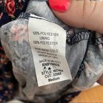 Wanderlux Dress Floral Print Sleeveless Casual Navy Blue Blue Size M Photo 5