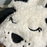 The Comfy Fuzzy Bubba Puppy Dog Slippers Black White Womens New Photo 3