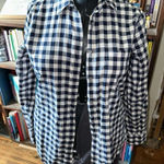 J Crew black & white check boy fit S button down shirt Photo 0