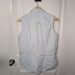 Columbia Women's Sleeveless Blouse And Short Set Medium Light Blue/Navy Photo 1